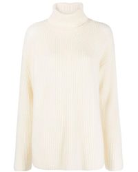 P.A.R.O.S.H. - Roll-Neck Waffle-Knit Jumper - Lyst