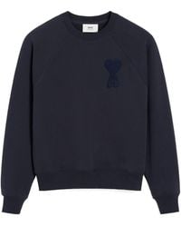 Ami Paris - Ami De Coeur Crewneck Sweatshirt - Lyst