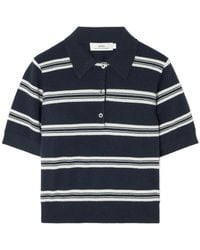 arch4 - Octavia Striped Cashmere Polo Shirt - Lyst
