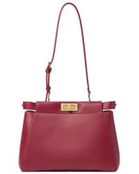 Fendi - Small My Peekaboo Leather Shoulder Bag - Lyst