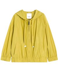 Max Mara - 'S Cammeo Taffeta Hooded Jacket - Lyst