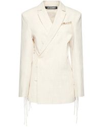 Jacquemus - La Veste Tibau Blazer W/ Stitching - Lyst