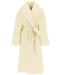 TOTEME - Belt Recycled Soft Shell Fabric Down Jacket - Lyst