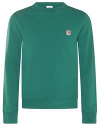Maison Kitsuné - Maison Kitsuné Fox Patch Crewneck Sweatshirt - Lyst