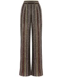 Missoni - Herringbone Stripe Knit Long Pants - Lyst
