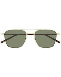 Saint Laurent - Eyewear Pilot Frame Sunglasses - Lyst