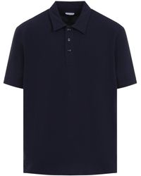 Bottega Veneta - Logo Embroidered Short-Sleeved Polo Shirt - Lyst
