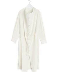 Lemaire - Soft-Collar Maxi Dress - Lyst