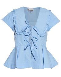 Ganni - Blouse - Lyst