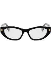 Fendi - Eyewear Cat-Eye Frame Glasses - Lyst