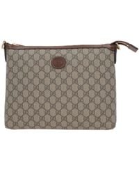 Gucci - Logo Patch Gg Supreme Shoulder Bag - Lyst