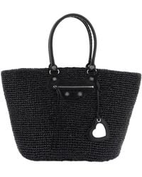 Balenciaga - Le Cagole Panier Medium Shopping Bag - Lyst