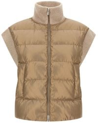 Peserico - Lurex Tricot Vest - Lyst