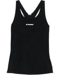 Jil Sander - Logo Printed Technicalb Tank Top - Lyst