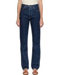 Agolde - 90's Pinch Waist High Rise Straight Jeans - Lyst