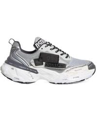 DSquared² - Logo-Patch Lace-Up Sneakers - Lyst