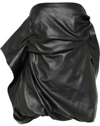 The Attico - Strapless Leather Minidress - Lyst