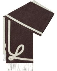 Loewe - Wool And Cashmere Scarf - Lyst