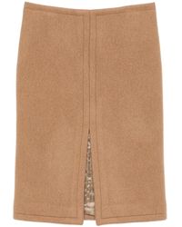 Dries Van Noten - Front Slit Skirt - Lyst