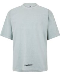 C.P. Company - Logo Crew Neck T-Shirt - Lyst