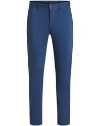 BOSS - Slim Fit Chino Pants - Lyst