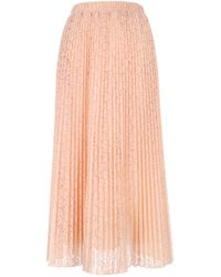 Ermanno Scervino - Elastic Waist Midi Skirt - Lyst