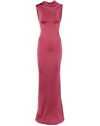 Victoria Beckham - Draped Jersey Gown - Lyst