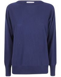 D.exterior - Ribbed-Knit Crew-Neck Top - Lyst