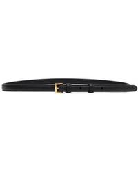 Prada - Logo Dark Belt - Lyst