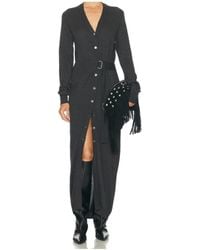 Isabel Marant - Belted Buttoned Cardigan - Lyst