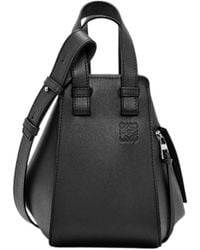 Loewe - Hammock Logo Embossed Shoulder Bag - Lyst