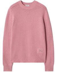 Burberry - Cashmere Ekd Patch Sweater - Lyst
