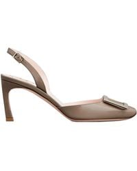 Roger Vivier - Trompette Buckle Slingback Pumps - Lyst