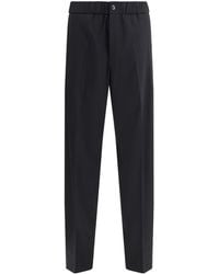 Giorgio Armani - Elastic Waist Casual Pants - Lyst