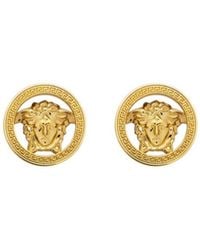 Versace - Medusa Emblem Mini Earrings - Lyst