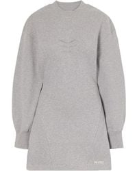 The Attico - Cotton-Jersey Mini Dress - Lyst