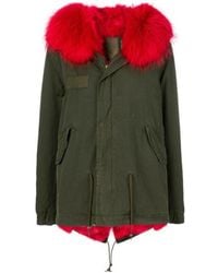 MR & MRS - Fur Hooded Parker Coat - Lyst