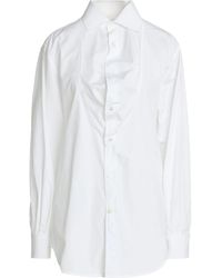 Maison Margiela - Solid Colour Shirts Blouses - Lyst