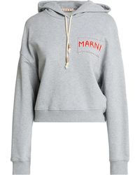 Marni - Solid Color Sweatshirt - Lyst