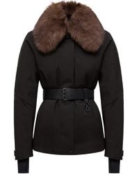 Moncler - Grenoble Vizelles Shearling-Trimmed Ski Jacket - Lyst