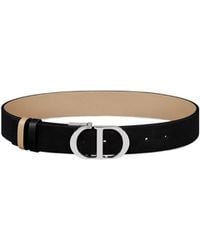 Dior - Christian Montaigne Reversible Belt - Lyst