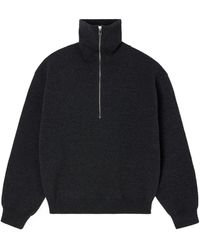 Rohe - Half Zip Knitted Sweater - Lyst