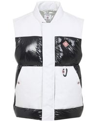 CASABLANCA - Logo-Patch Down Vest - Lyst