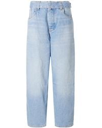 Studio Nicholson - Cahuin Belted Mid-Rise Wide-Leg Jeans - Lyst