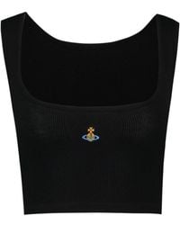 Vivienne Westwood - Logo Crop Top - Lyst