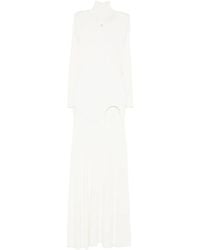 Coperni - Ribbed Maxi Knitted Dress - Lyst