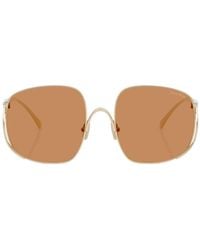 Miu Miu - Eyewear Square Frame Sunglasses - Lyst