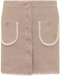 Cormio - Chiara Buttoned Mini Skirt - Lyst