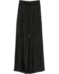 Ann Demeulemeester - Paisley-Jacquard Drawstring Trousers - Lyst
