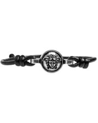 Versace - Medusa Logo Plaque Bracelet - Lyst